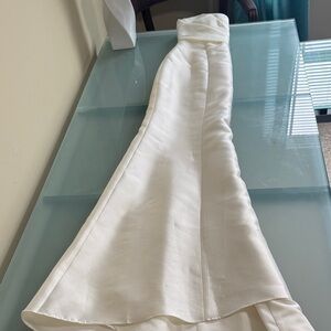 David’s Bridal Wedding Dress David’s Bridal Strapless Soft White Wedding Dress